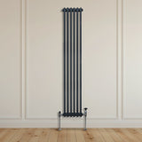 Traditionell 3-kolumns radiator - 1800 x 292 mm – Antracitgrå