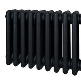 Traditionell 3-kolumns radiator - 1800 x 382 mm – Svart