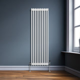 Traditionell 3-kolumns radiator - 1800 x 472 mm – Vit