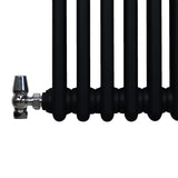 Traditionell 3-kolumns radiator - 1800 x 472 mm – Svart
