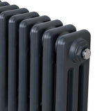 Traditionell 3-kolumns radiator - 1800 x 562 mm – Antracitgrå