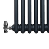 Traditionell 3-kolumns radiator - 1800 x 562 mm – Antracitgrå