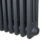 Traditionell 3-kolumns radiator - 1800 x 562 mm – Antracitgrå