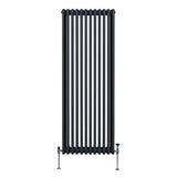 Traditionell 3-kolumns radiator - 1800 x 562 mm – Antracitgrå
