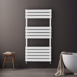 Handdukstork med Platta Paneler - 1200mm x 600mm - Vit