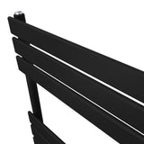 Handdukstork med Platta Paneler - 1200mm x 600mm - Svart