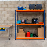 S-Rax Hyllsystem - 180cm x 180cm x 60cm – 3 Hyllplan