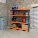 S-Rax Hyllsystem - 180cm x 180cm x 60cm – 4 Hyllplan