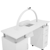 Professionellt Manikyrbord & LED Halvmånelampa
