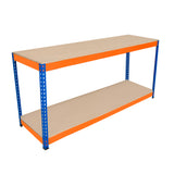 Arbetsbänk S-Rax med 2 nivåer - 180cm x 60cm x 90cm