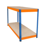 Arbetsbänk S-Rax med 2 nivåer - 180cm x 60cm x 90cm