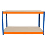 Arbetsbänk S-Rax med 2 nivåer - 150cm x 60cm x 90cm