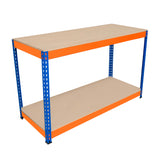 Arbetsbänk S-Rax med 2 nivåer - 150cm x 60cm x 90cm