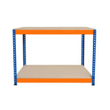Arbetsbänk S-Rax med 2 nivåer - 120cm x 60cm x 90cm