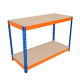 Arbetsbänk S-Rax med 2 nivåer - 120cm x 60cm x 90cm