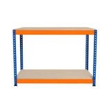 Arbetsbänk S-Rax med 2 nivåer - 120cm x 45cm x 90cm