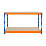 Arbetsbänk S-Rax med 2 nivåer - 150cm x 45cm x 90cm