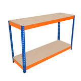 Arbetsbänk S-Rax med 2 nivåer - 150cm x 45cm x 90cm