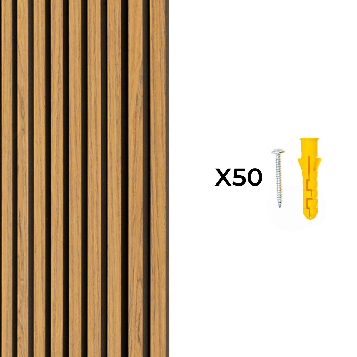 Väggmonterade akustikpaneler - Ek x 2 enheter