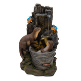 Trädgårdsfontän "Otter Oasis"