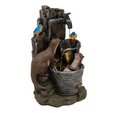 Trädgårdsfontän "Otter Oasis"
