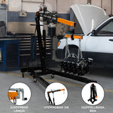 Set med hydraulisk motorlyft på 1 ton och lastbalanserare