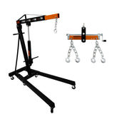 Set med hydraulisk motorlyft på 2 ton och lastbalanserare
