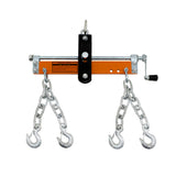 Set med hydraulisk motorlyft på 2 ton och lastbalanserare