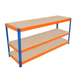Arbetsbänk S-Rax med 3 nivåer - 180cm x 60cm x 90cm