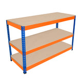 Arbetsbänk S-Rax med 3 nivåer - 150cm x 60cm x 90cm