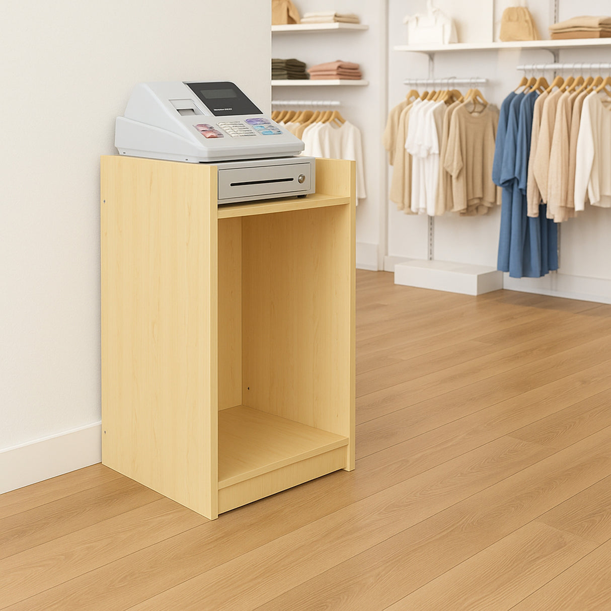 Kasseregisterteller TB60 – Lönnfärgad finish