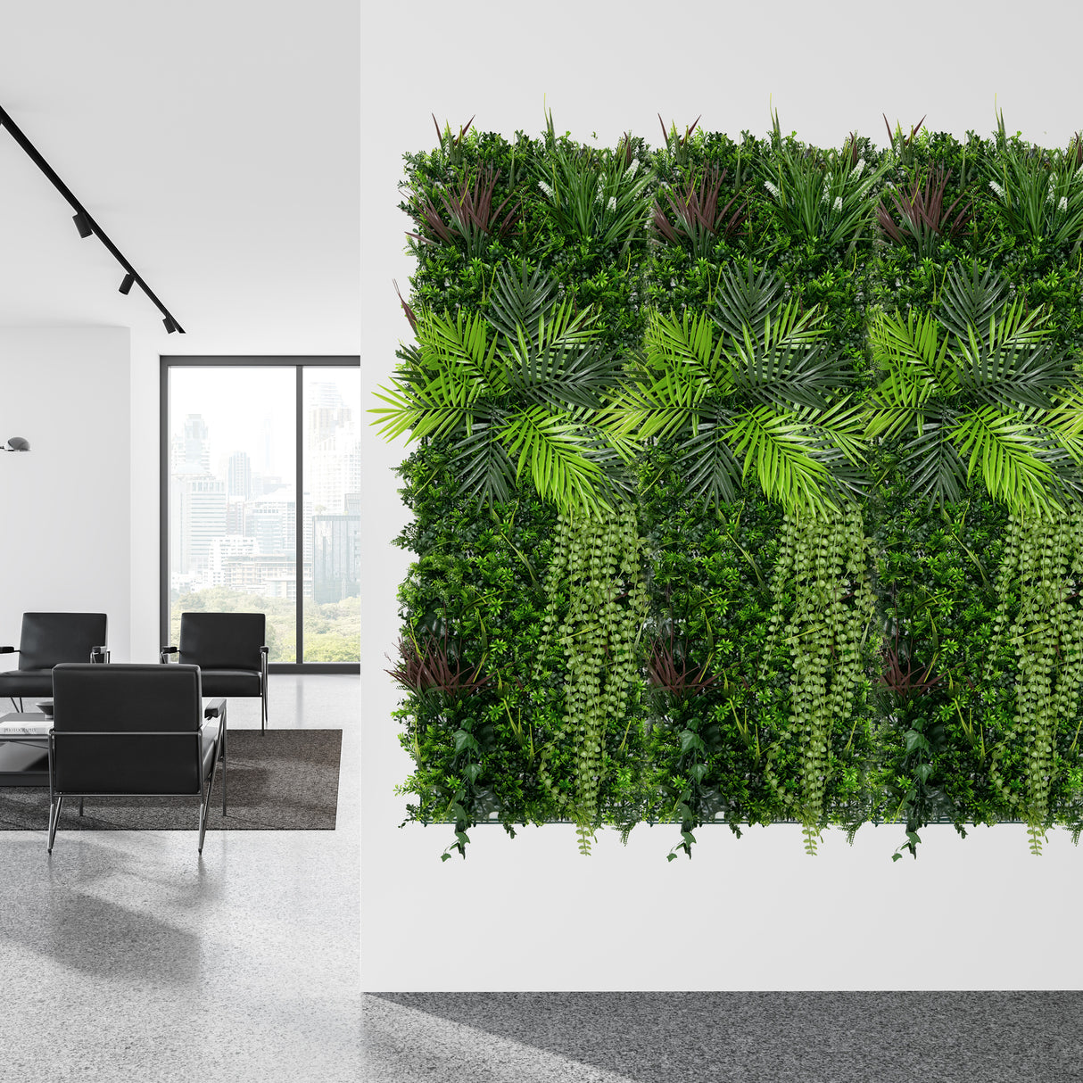 Alina Konstgjord Vertikal Trädgårdsväggpanel – 50cm x 150cm