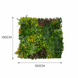 Cassia Konstgjord Vertikal Trädgårdsväggpanel – 100cm x 100cm (set med 3 enheter)