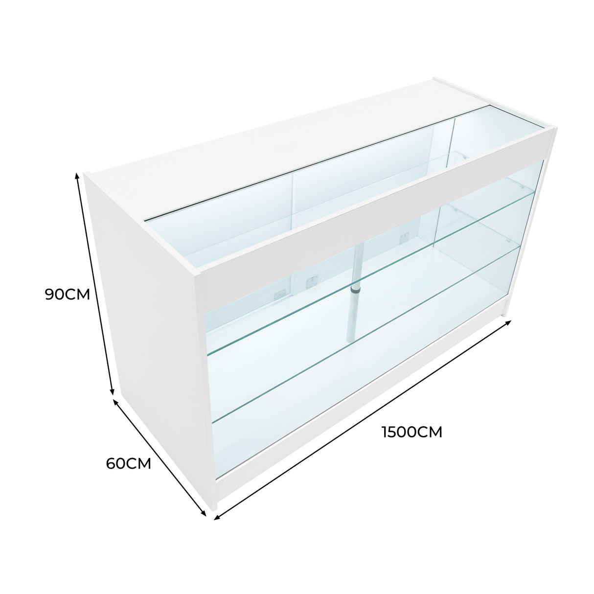 K1500 Butiksmodul med LED – Vit