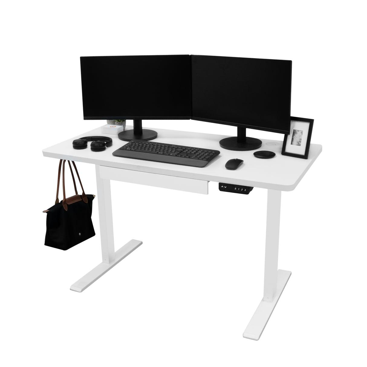 Elektriskt Höj- och Sänkbart Skrivbord – 120 cm x 60 cm