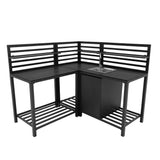 Utekök i Aluminium – 3-delars Set