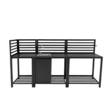 Utekök i Aluminium – 3-delars Set