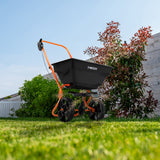 Gräsutjämnare T-Mech 50 cm (Grön) och Roterande Spridare