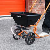 Gräsutjämnare T-Mech 50 cm (Grön) och Roterande Spridare