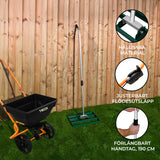 Gräsutjämnare T-Mech 50 cm (Grön) och Roterande Spridare