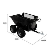 T-Mech tippkärra med 4 hjul