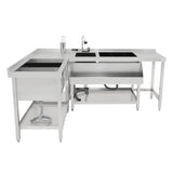 Modulärt Barstationspaket: Cocktailstation, isbrunn och modulär hörnenhet