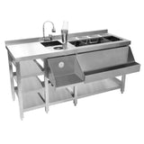 Deluxe Modulärt Barstationspaket: Cocktailstation, isbrunn och modulärt hörn