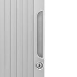 Rullbar Duschdörr för Husbil/Camper (Tambour) - Silver