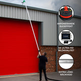 Rännrengöringskit med 90L Dammsugare, Förlängningsbara Rör och 4K-Kamera