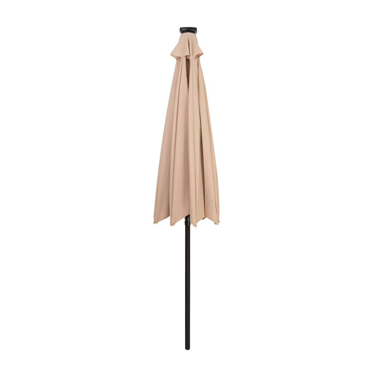 Lutbart LED-Parasoll 2,7 m – Beige