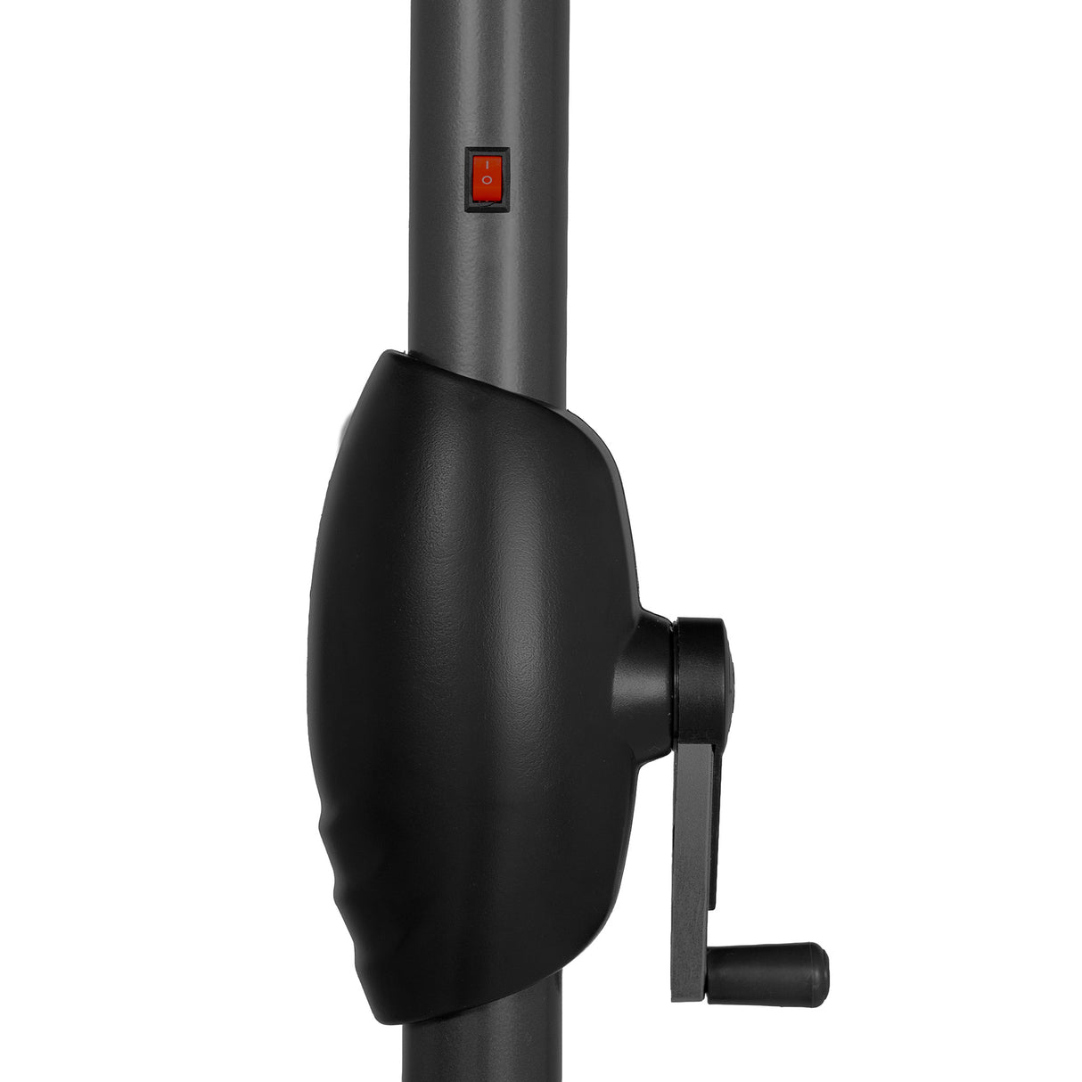 Lutbart LED-Parasoll 2,7 m – Krämvit