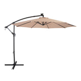 LED Hängparasoll 3 m – Beige