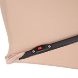 LED Hängparasoll 3 m – Beige