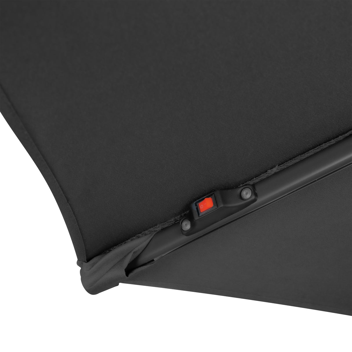 LED Hängparasoll 3 m – Grått